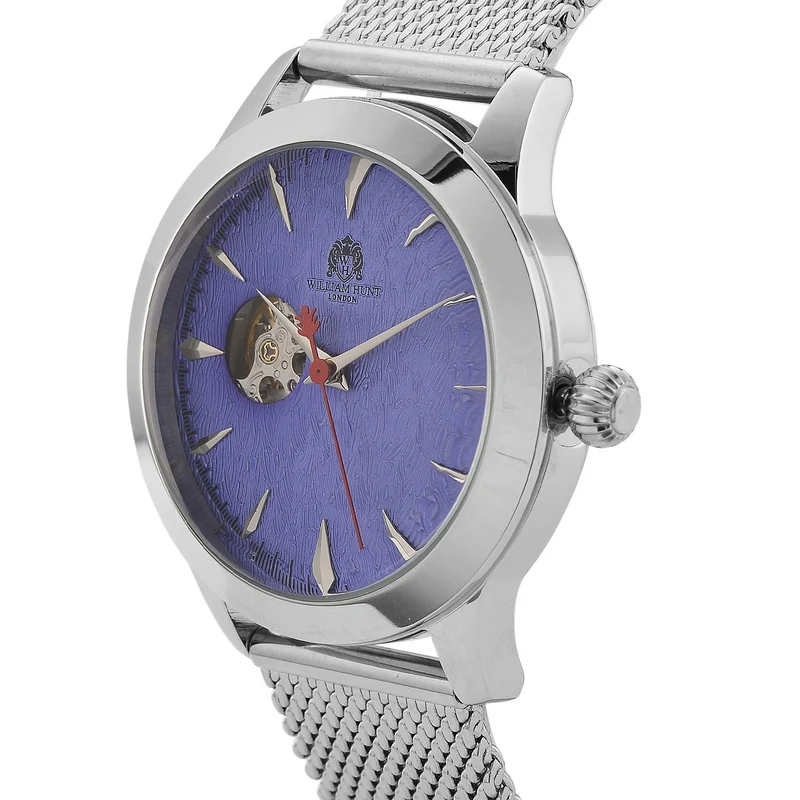LUXUS SAMMLER EDITION - William Hunt Uhr, SEIKO AUTOMATIK Uhrwerk, Saphir Glashäuser, 5 ATM, Goldfarbene Edelstahl Armband