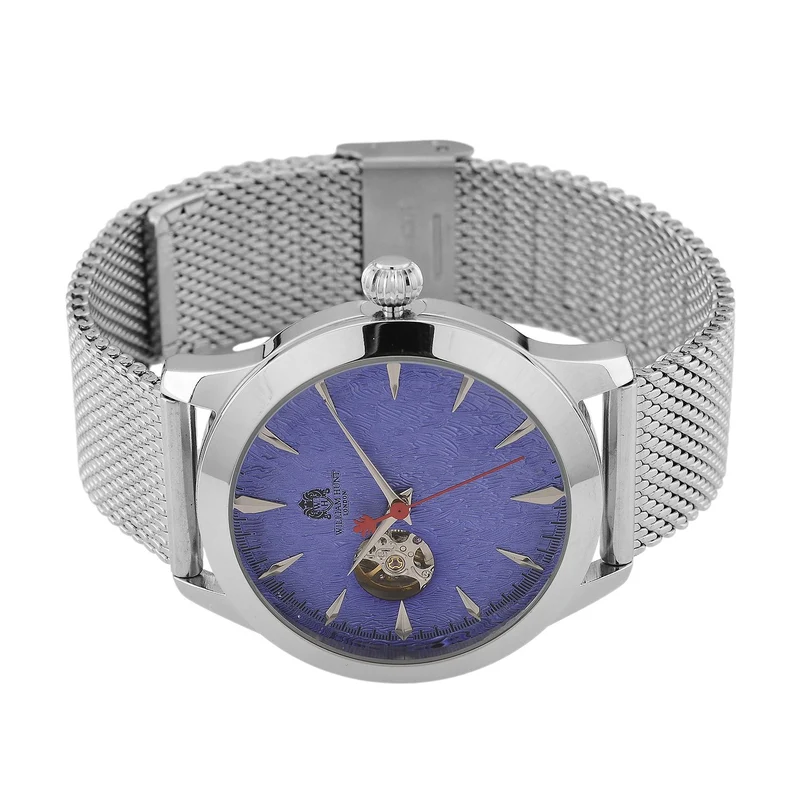 LUXUS SAMMLER EDITION - William Hunt Uhr, SEIKO AUTOMATIK Uhrwerk, Saphir Glashäuser, 5 ATM, Goldfarbene Edelstahl Armband