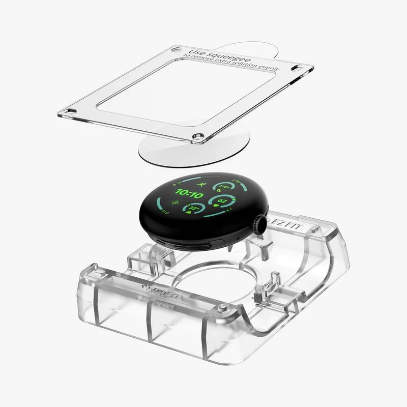 Spigen Google Pixel Watch 5/4/3 45mm Elite Shield EZ Fit 2PCS Screen Protector (Clear) - Clear