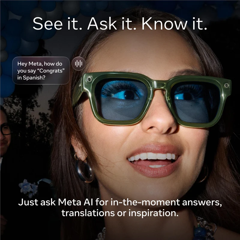 Meta Fury AI Glasses (Classic Black/Transitions Grey)