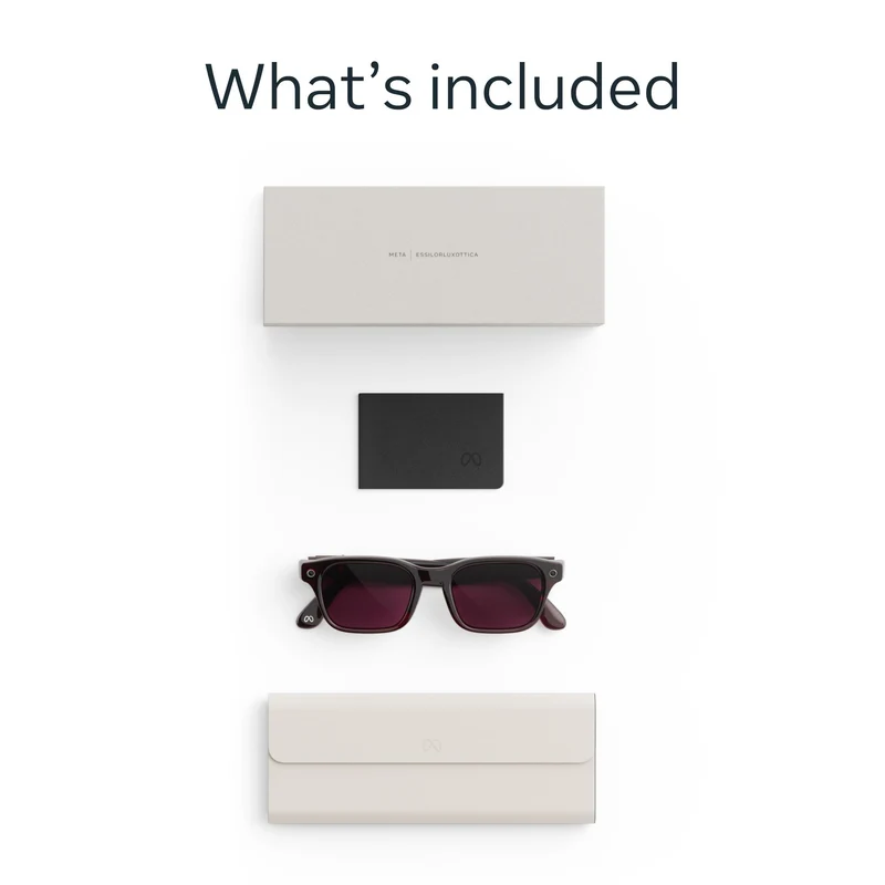 Meta Adventurer AI Glasses (Merlot/Transitions Ruby)