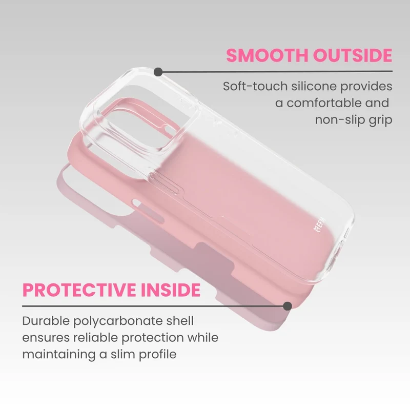 EFM Santorini for iPhone 17 Pro - Blush Pink