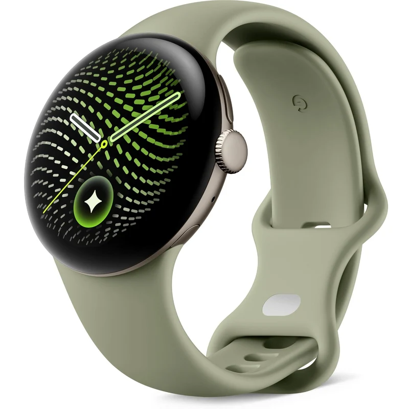 Google Pixel Watch 5 45mm LTE (Satin Pyrite/Olive Active Band 2nd Gen)