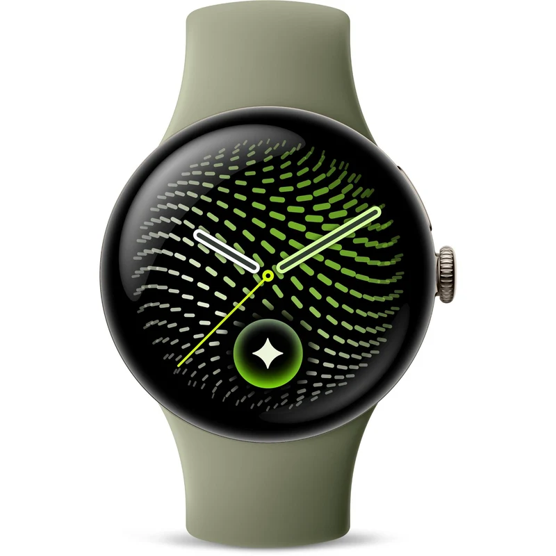 Google Pixel Watch 5 45mm LTE (Satin Pyrite/Olive Active Band 2nd Gen)