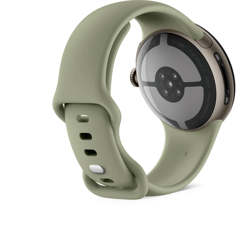 Google Pixel Watch 5 41mm (Satin Pyrite/Olive Active Band 2nd Gen)