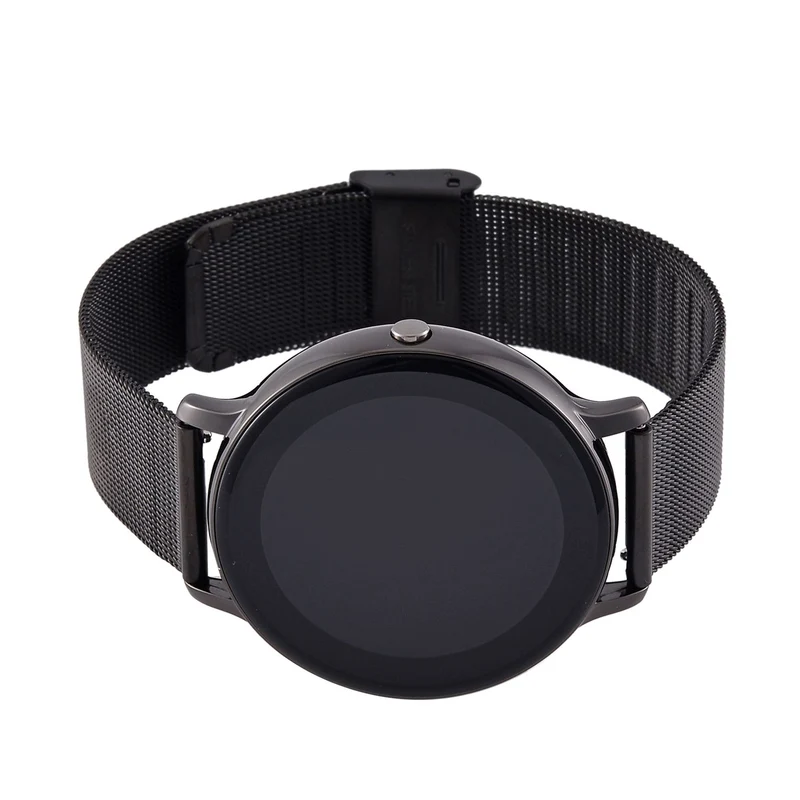 Eleganz Mesh HiWatch Plus, Silber und Gold, Smartwatch mit Dual-Modus Bluetooth, 1,28 IPS Display und Wassergeschütztes Design