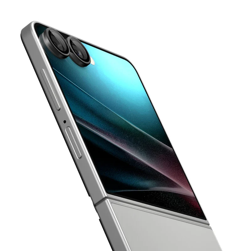 Spigen Samsung Galaxy Z Flip 7 GLAS.tR EZ Fit Optik Pro HD 2PCS Glass Screen Protector - Black