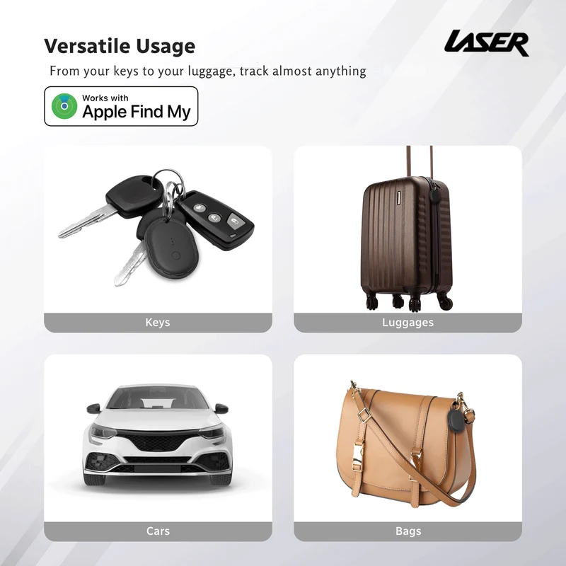 Laser Mini Smart Tag (White)