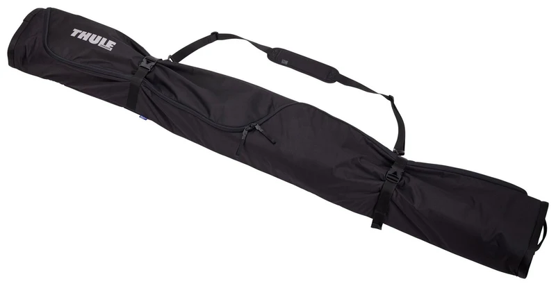 THULE 192cm RoundTrip Ski Padded Bag Holds 1 Pair Alpine or 2 Nordic Skis in Black