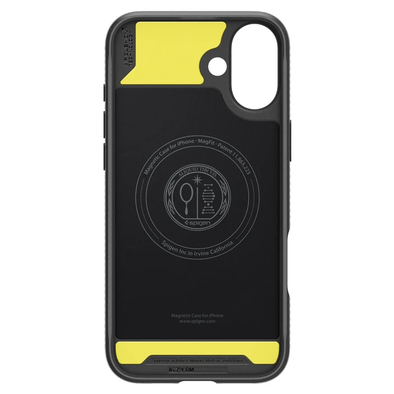 Spigen Apple iPhone 16 Rugged Armor (MagFit) Case - Black