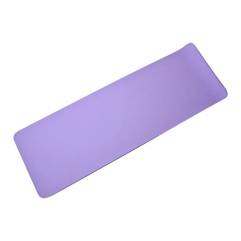 TPE rutschfeste Yogamatte, Größe 183x61x0,6 cm, Violett