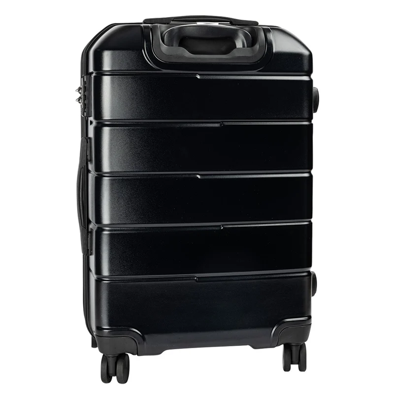 Olympus Artemis Hard Shell ABS+PC Luggage Set in Jet Black (3 Piece Set)