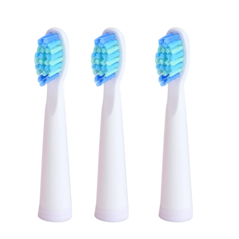 FAIRYWILL Schallzahnbürste mit 4 Bürstenköpfen, Weiß