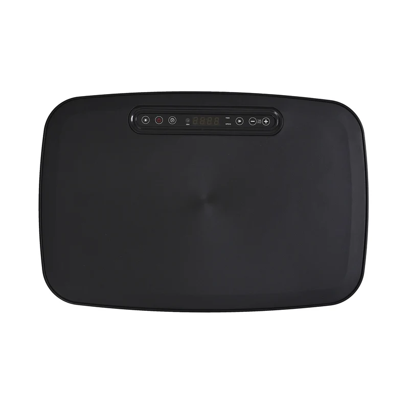 Soulsmart Vibrationsplatte mit RGB-Beleuchtung, Bluetooth-Lautsprecher und 150W-Motor, Schwarz