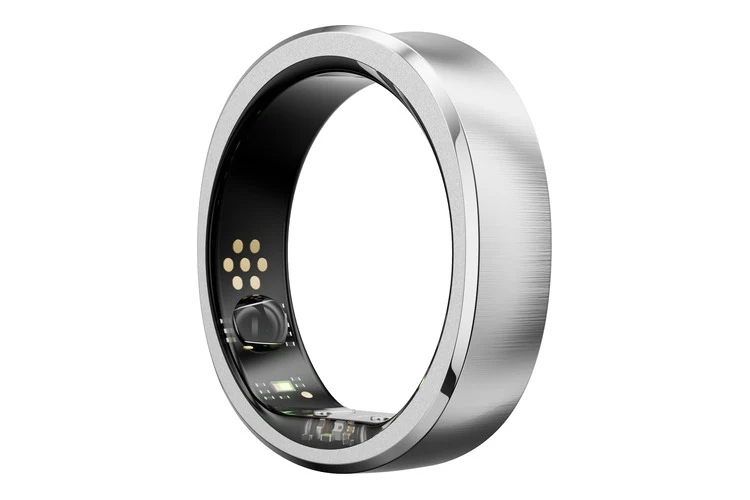 RingConn Gen 3 Smart Ring - Size 12 (Brushed Silver)