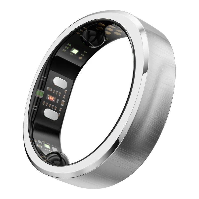 RingConn Gen 3 Smart Ring - Size 10 (Brushed Silver)