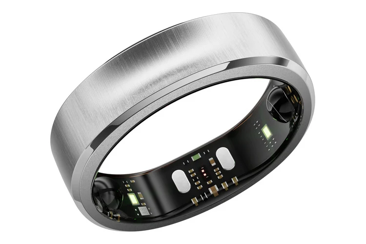 RingConn Gen 3 Smart Ring - Size 10 (Brushed Silver)