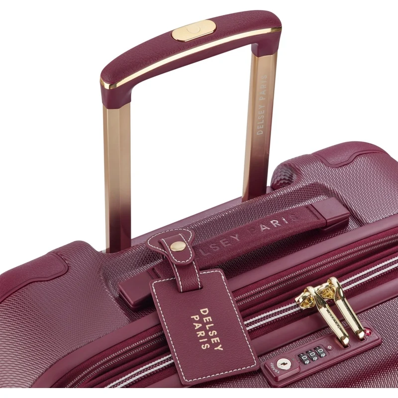 Delsey Chatelet Air 2.0 Checked-In Luggage Suitcase W/ TSA Lock Burgundy 76 cm
