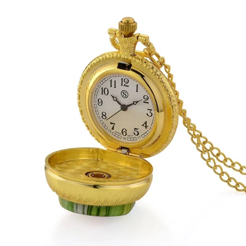 EXKLUSIVES ANGEBOT STRADA SPINNING Uhr Grünes Murano-Stil Glas mit Japanisches Uhrwerk 91.4 cm