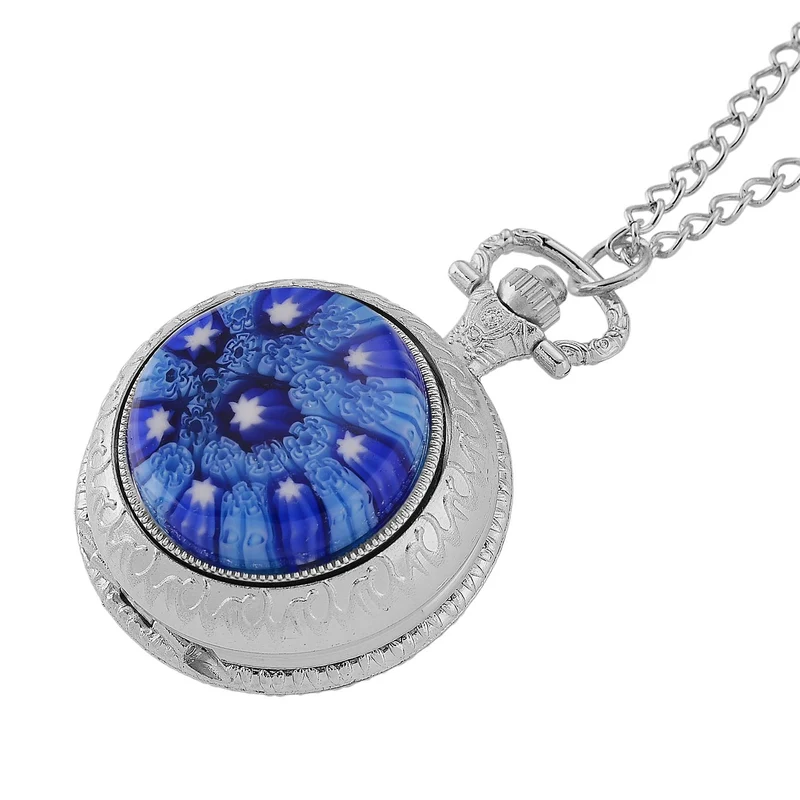EXKLUSIVES ANGEBOT STRADA SPINNING Uhr Grünes Murano-Stil Glas mit Japanisches Uhrwerk 91.4 cm