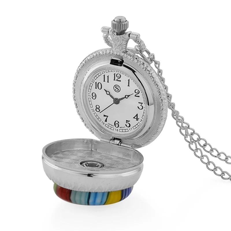 EXKLUSIVES ANGEBOT STRADA SPINNING Uhr Grünes Murano-Stil Glas mit Japanisches Uhrwerk 91.4 cm