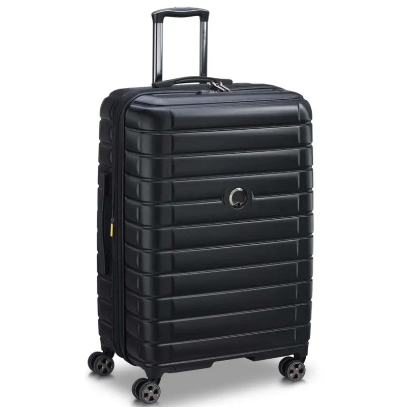 Delsey Shadow 5.0 - 75 cm Expandable 4 Wheel Suitcase - Black