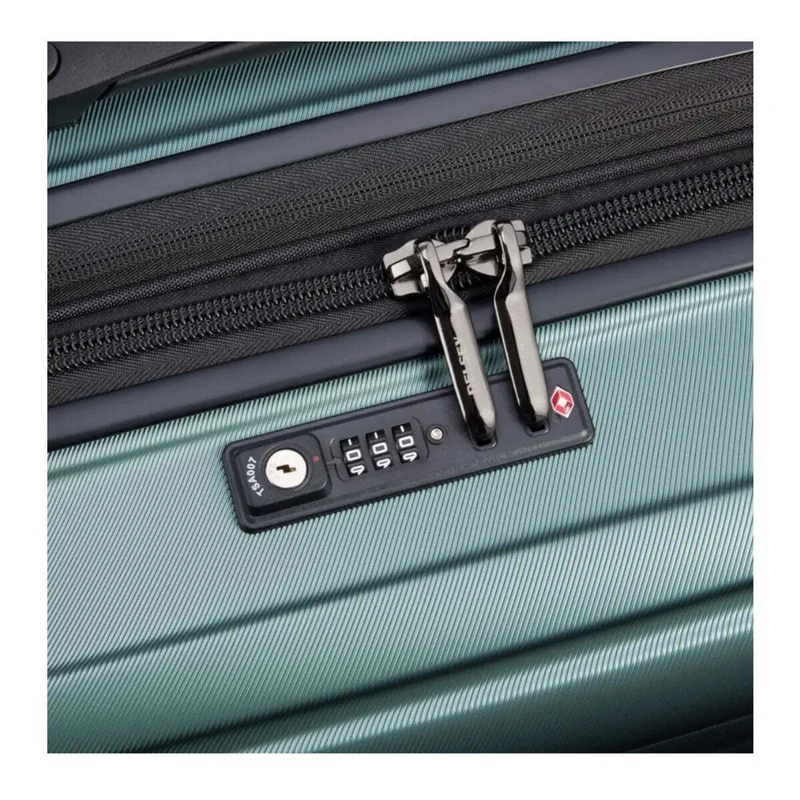 Delsey Shadow 5.0 - 66 cm Expandable 4 Wheel Suitcase - Green