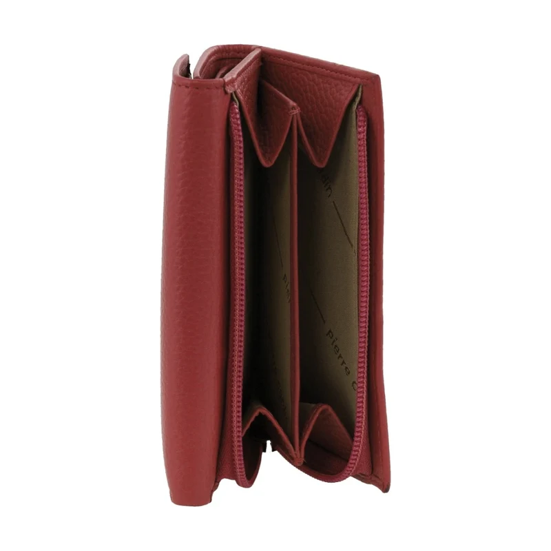 Pierre Cardin Women's Leather Tri-Fold Protected RFID Wallet 14cm Red