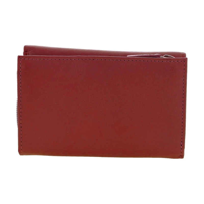 Pierre Cardin Women's Leather Tri-Fold Protected RFID Wallet 14cm Red