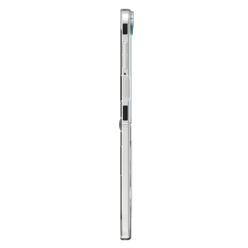 Spigen Galaxy Z Flip 8 Air Skin (MagFit) Case (Clear Case / White Ring)