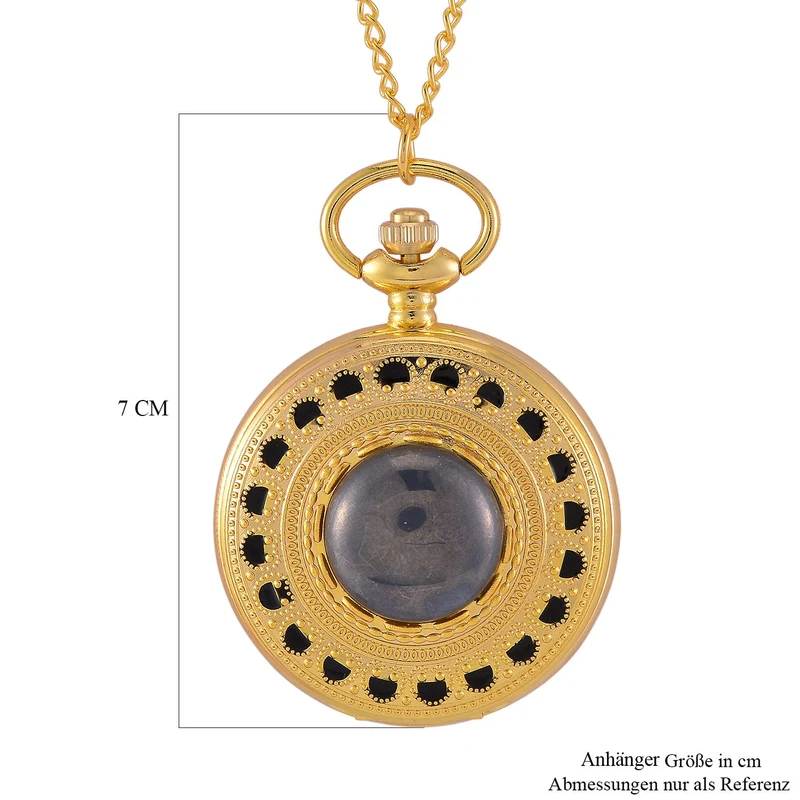 STRADA Terahertz Kettenuhr, Legierung, 91.4 cm, goldfarben, ca. 15.00 ct