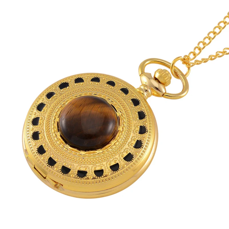 STRADA Terahertz Kettenuhr, Legierung, 91.4 cm, goldfarben, ca. 15.00 ct