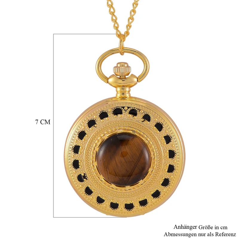 STRADA Terahertz Kettenuhr, Legierung, 91.4 cm, goldfarben, ca. 15.00 ct