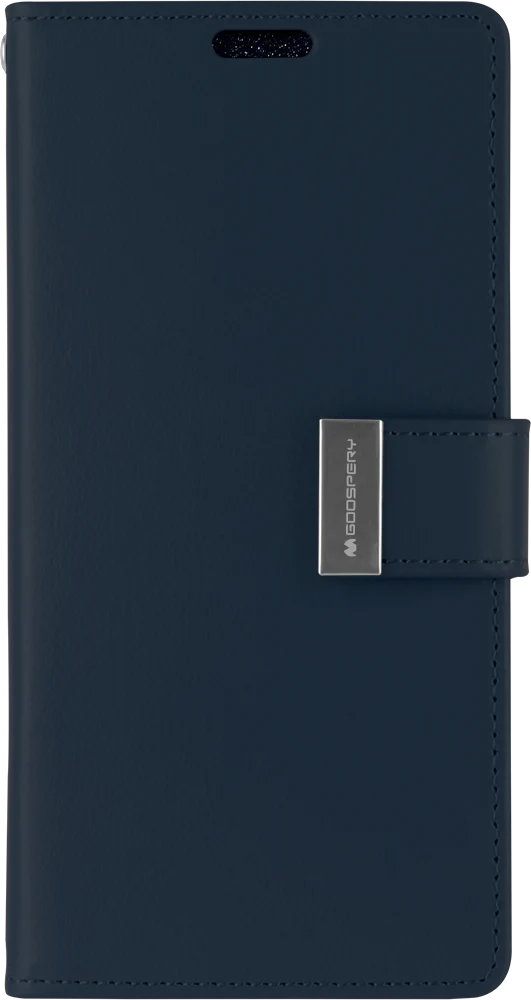 Goospery Rich Diary for iPhone 12 Pro Max - navy
