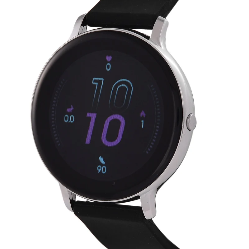 STRADA Hiwatch Plus Smartwatch - Schwarz-Goldenes Gehäuse mit Silikonarmband, umfassende Gesundheits- und Sportfunktionen, Bluetooth 5.0