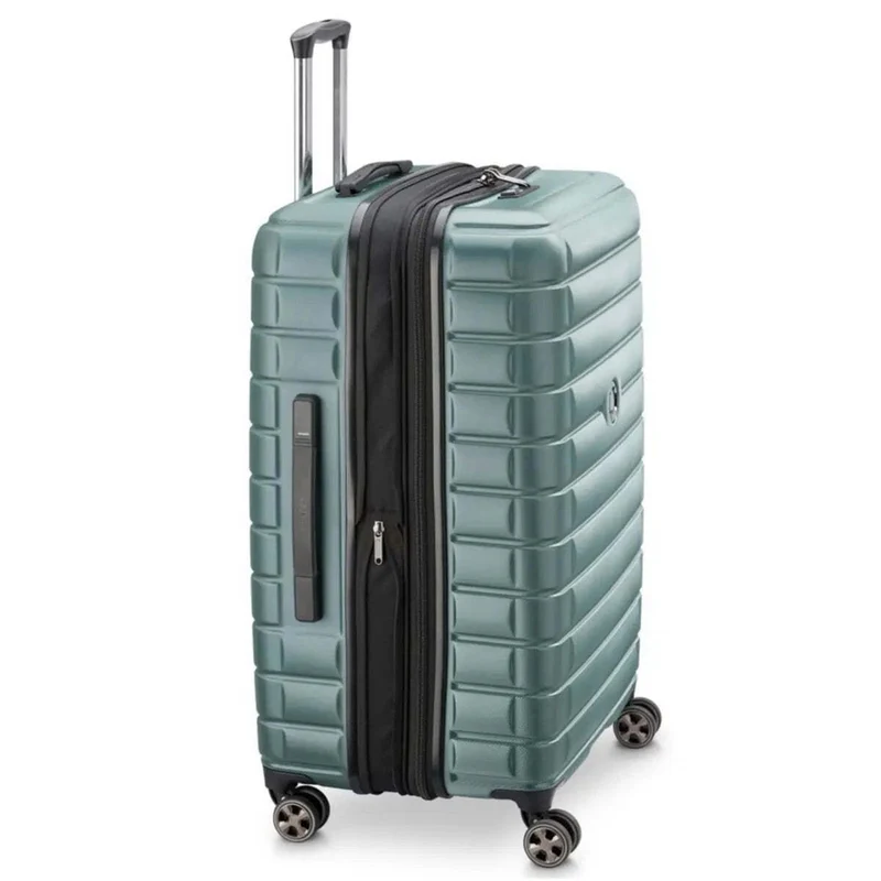 Delsey Shadow 5.0 - 75 cm Expandable 4 Wheel Suitcase - Green