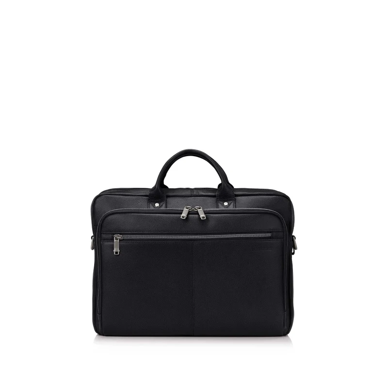 Samsonite Classic Leather Toploader (Black)