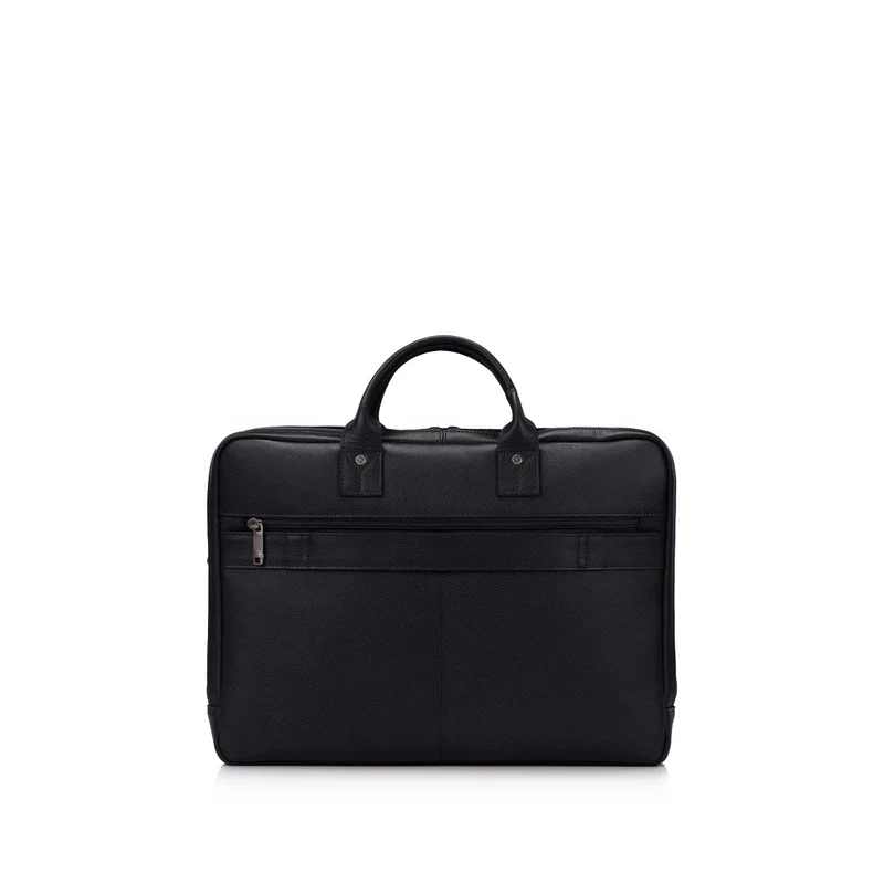 Samsonite Classic Leather Toploader (Black)