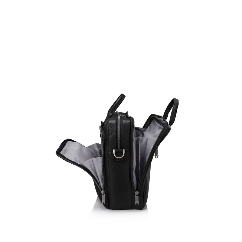Samsonite Classic Leather Toploader (Black)