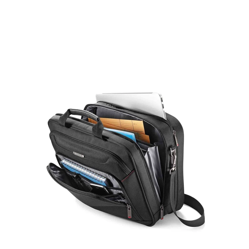 Samsonite Xenon 3 Two Gusset Briefcase (Black)