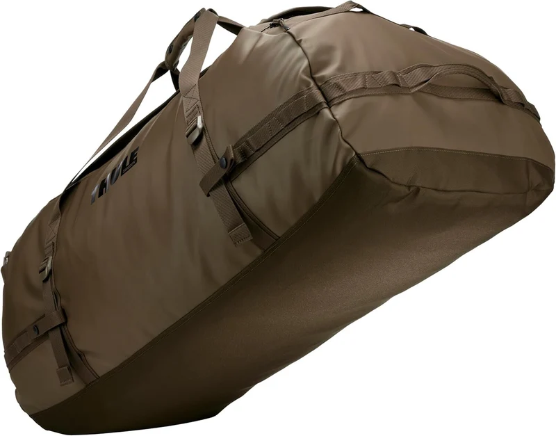 Thule Chasm 130L Duffel Overnight Bag Convertible Backpack Duffle in Deep Khaki