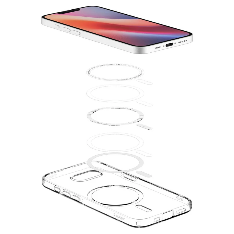 SPIGEN Liquid Crystal MagSafe Case for iPhone 17e/16e (Clear White)