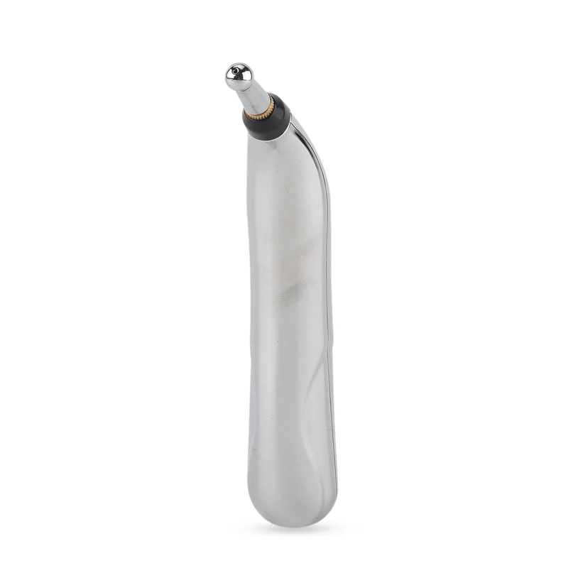 LIVMORE Akupunktur Meridian Stift mit Mikrostrom, wiederaufladbar, 9 Intensitätsstufen, Silber