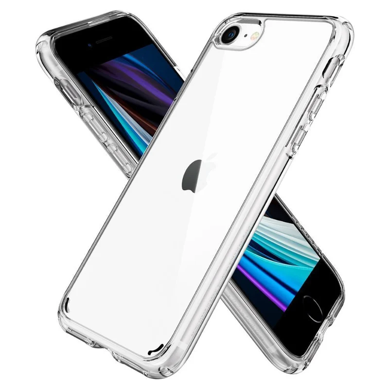 SPIGEN Ultra Hybrid Case for iPhone SE 2022/SE 2020/8/7 (Crystal Clear)