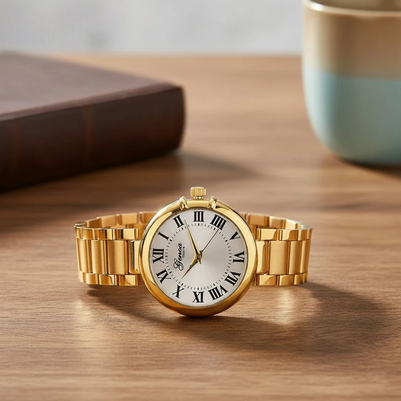GENOA - Automatik-Armbanduhr mit Dandong-Uhrwerk, Edelstahl, IP-Blauplattierung, 36 mm