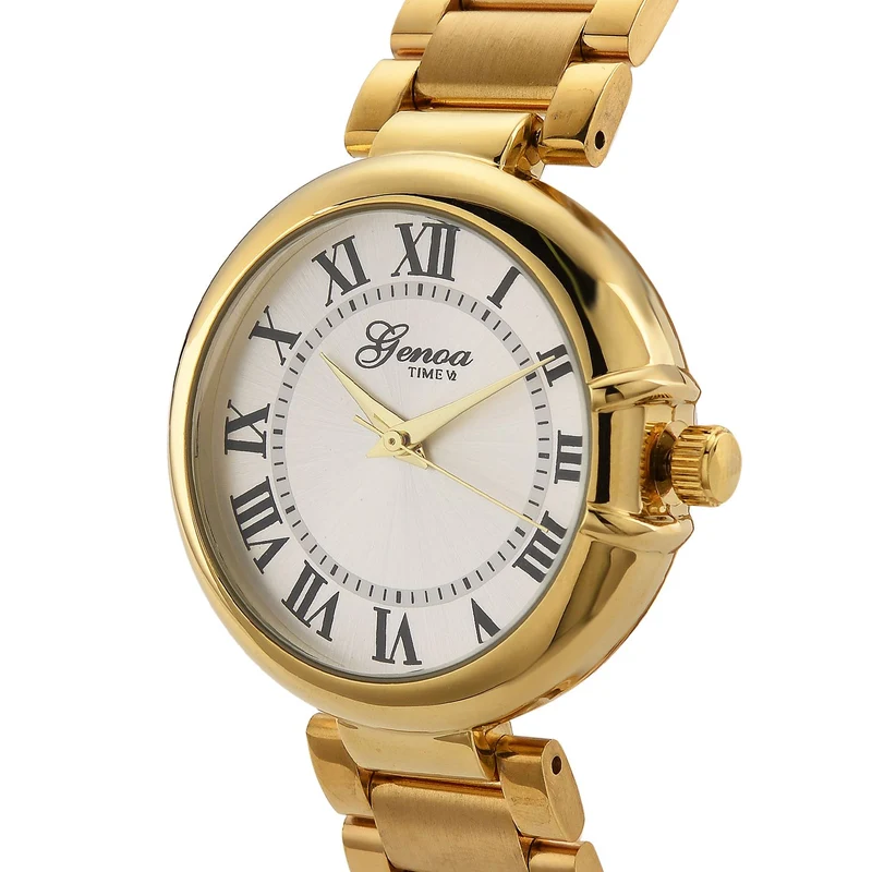GENOA - Automatik-Armbanduhr mit Dandong-Uhrwerk, Edelstahl, IP-Blauplattierung, 36 mm