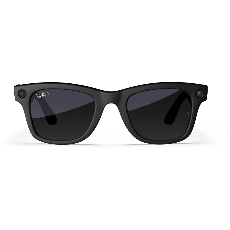 Ray-Ban | Meta Wayfarer Gen 1 AI Glasses(Matte Black Gradient Graphite Polarised)