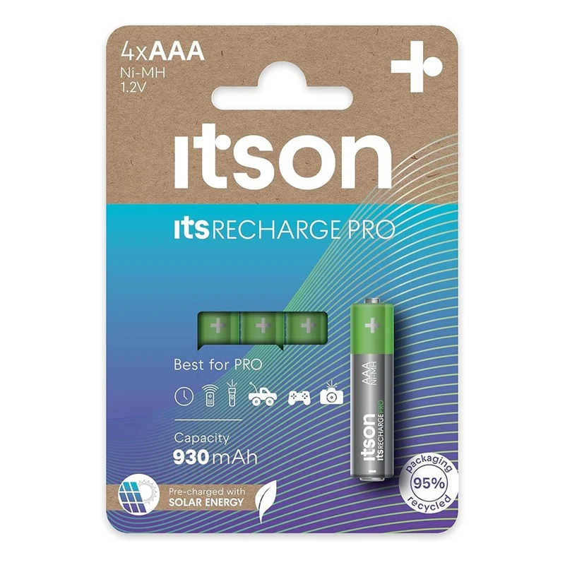 ITSON RECH AAA Akku 930 mAh 4er Set