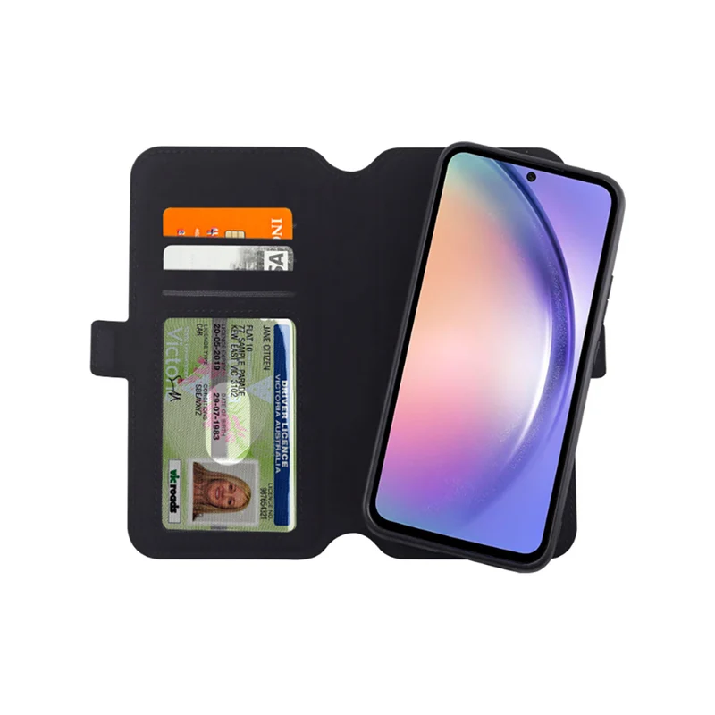 3sixT NeoWallet Phone Case For Samsung Galaxy S23FE - Black
