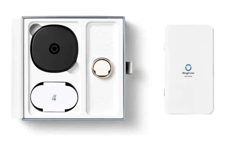 RingConn Gen 3 Smart Ring - Size 6 (Brushed Rose Gold)